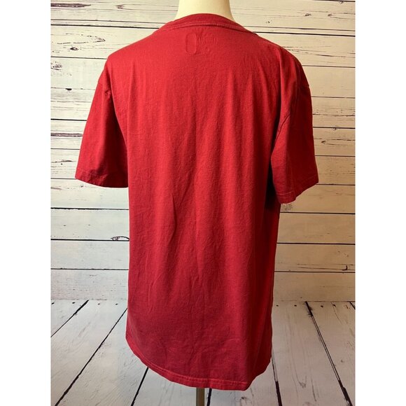 Hollister NBA Tee‎ Shirt Chicago Bulls Graphic T-Shirt Medium Red 6X Champs - Picture 4 of 9